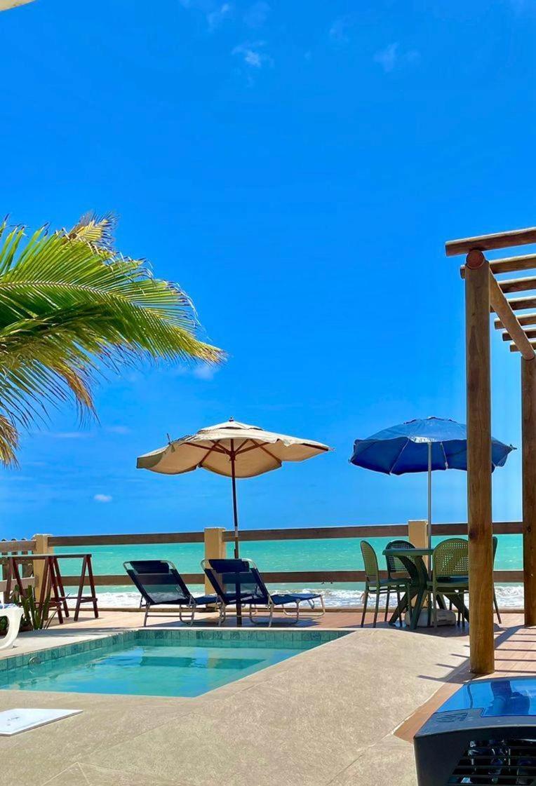 Casa Duplex Beira Mar Com Caseiro De Cortesia Em Maceio Exterior foto